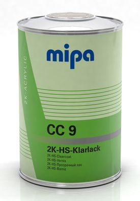 Mipa 2K-HS-Klarlack CC 9 schnelltrocknend hochglanz Autolack Lack 1 Liter