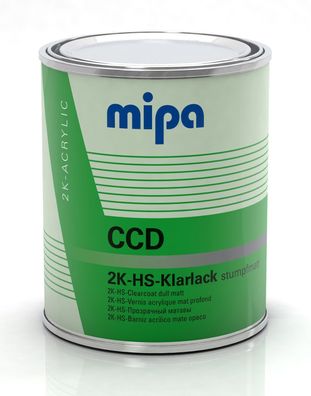 Mipa 2K-HS-Klarlack CCD stumpfmatt - 1 L, Lack