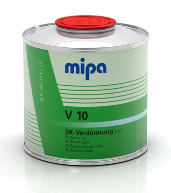 Mipa 2K-Verdénnung V 10 kurz- 0,5 Liter