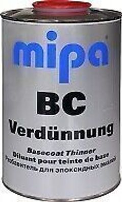 Mipa Basislack-Verdénnung, BC Verdénnung, Autolack 0,5 Liter