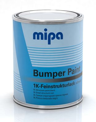 Mipa Bumper Paint,1L, schwarz, Stoßstangen, Farbe, Lack, Kunststoff, Autolack