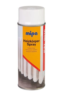 Mipa Heizkörper Lack Spray weiß glänzend/ RAL 9010, Weißlack, hochhitzebeständig