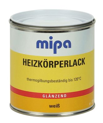 MIPA Heizkörperlack 375ml RAL9010 weiß, gilbungsbeständig <120Â°C,180Â°C