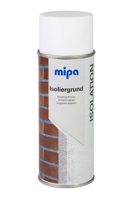 Mipa Isoliergrund-Spray, 400ml, Farben, Lacke, Wandfarbe, weiß matt