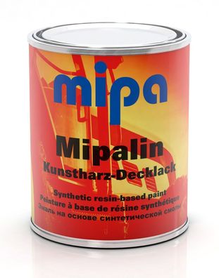 MIPA Mipalin Kunstharzlack Fahrzeuglack 0232 Mengele blau 1 Liter Autolack