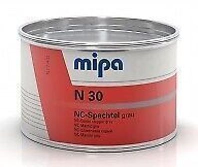 Mipa N 30 Nitrokombi-Spachtel 1K Feinspachtel 250g Tube grau-grén Autospachtel