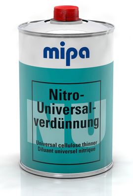 Mipa Nitro-Universalverdénnung - Mittelfléchtiges Lösemittel, 1 Liter