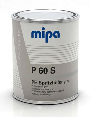 Mipa P 60 S Spritzspachtel Spritzféller styrolreduziert 2K Féller 1 Kg + Härter