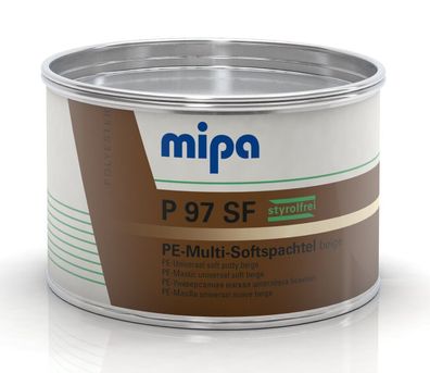 Mipa P 97 SF (styrolfrei), 1 Kg, Féll- und Finishspachtel ohne Styrol mit Haftung
