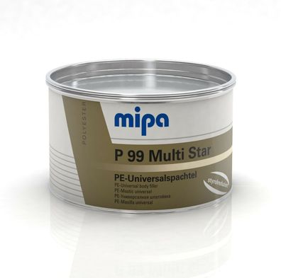 Mipa P99 Multispachtel styrolreduziert Féll / Finishspachtel 1 Kg inkl. Härter