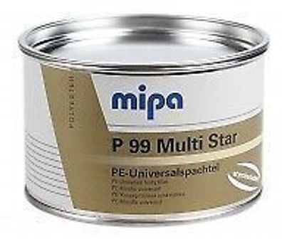 Mipa P99 Multispachtel styrolreduziert Féll / Finishspachtel 250 g inkl. Härter