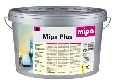Mipa Plus LEF Innenfarbe Wand & Deckenfarbe wasserverdénnbar 10L Weiß matt NEU!!