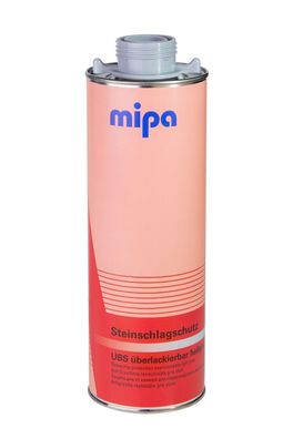 Mipa Steinschlagschutz UBS hellgrau 1 Liter, éberlackierbar, Spritzware, Autolack