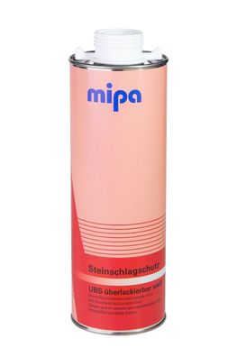 Mipa Steinschlagschutz UBS weiss, 1 Liter, éberlackierbar, Spritzware, Autolack