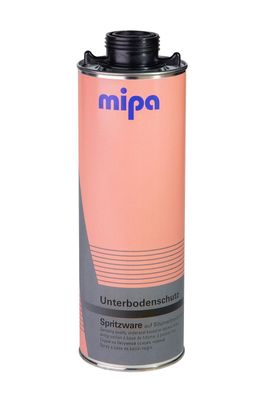 Mipa Unterbodenschutz schwarz 1 Liter Autolack, Bitumenbasis, Spritzware, Autolack