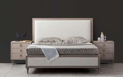 Bett Schlafzimmer Set Design Luxus Bette Neu Möbel 2x Nachttische 3tlg.