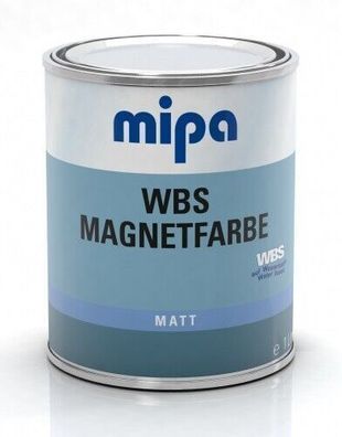Mipa WBS Magnetfarbe 1 Liter matt magnethaftend Tafel Wand Lackversand 649360000