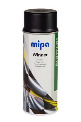 Mipa Winner Acryl-Lack Spraydose schwarz matt / kontrollschwarz (400ml)