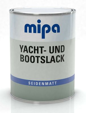 Mipa Yacht- und Bootslack transparent / seidenmatt 2,5 Liter Holz Klarlack