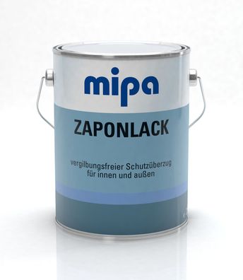 Mipa Zapon Lack Vergilbungsfreier High-Solid Acryl Klarlack 2,5 Liter 640200004