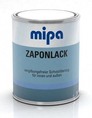 Mipa Zapon Lack Vergilbungsfreier High-Solid Acryl Klarlack 750 ml 640200003