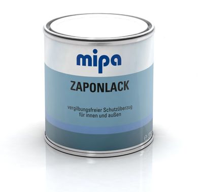 Mipa Zaponlack - Acrylklarlack, glänzend/ 375 ml, transparent, vergilbungsfrei