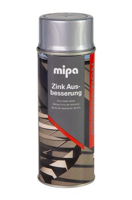 Mipa Zink-Ausbesserungsspray silber 400 ml Autolack, schnelltrocknend, wasserfest