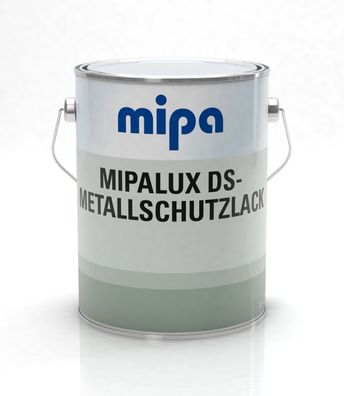 Mipalux DS-Metallschutzlack weiß 2,5 L, Lack, Eisen, Stahl, Zink, Alu + Hart-PVC