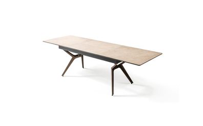 Esszimmertisch Küchentisch Ausziehbarer Design Modern Holz Grau Tisch