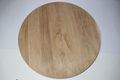 Massive Eiche runde Platte, rustikale Eiche runde Platte, Tischplatte, Arbeitsplatte