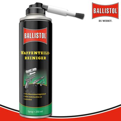 Ballistol 250 ml Waffenteile-Reiniger mit Aufsteckpinsel Materialschonend