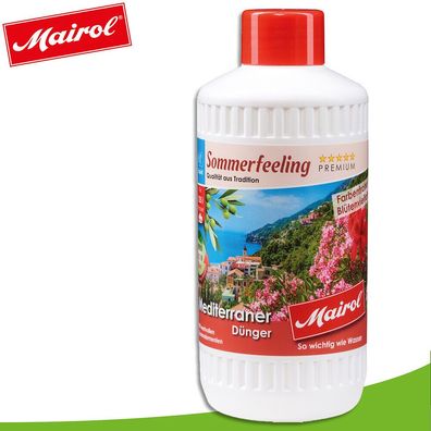 Mairol 500 ml Sommerfeeling Mediterraner NPK-Dünger Zitruspflanzen Turbo