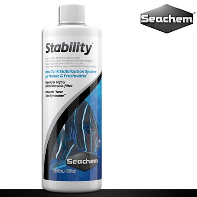 Seachem 500 ml Stability Beckenstabilisierung Neues Aquariensyndrom Fischsterben