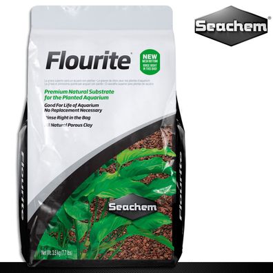 Seachem 3,5 kg Flourite Bodengrund aus Ton Ø 4-8 mm Aquarium-Kies Süßwasser
