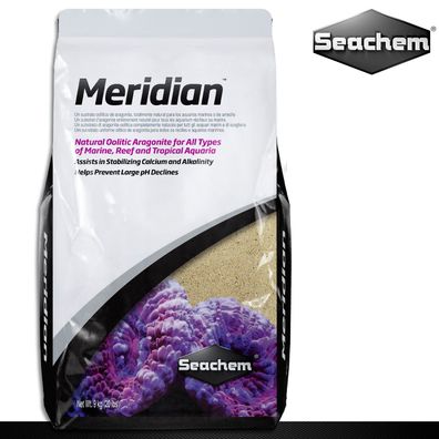 Seachem 9 kg Meridian Aragonit-Substrat für Riff- und Meerwasseraquarien
