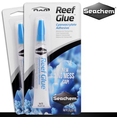 Seachem 2x20g Reef Glue Cyanacrylat-Klebstoff Cyanacrylat-Klebstoff Koralle Riff