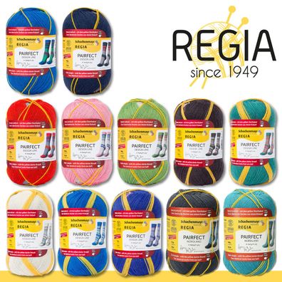 Schachenmayr Regia 100 g Pairfect Design Line 4-fädig Sockenwolle 12 Farben