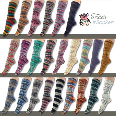 1 Paar Frida's #Socken gestrickte Wollsocken Merino | 2 Größen | 24 Farben