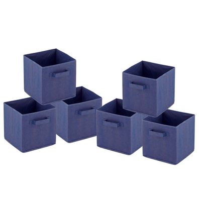 Aufbewahrungsboxen faltbar Faltbox 28x27x27 cm 6er Pack Aufbewahrungskiste