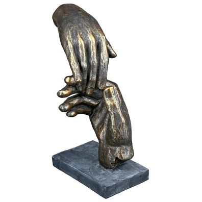 Poly Skulptur "Two hands"