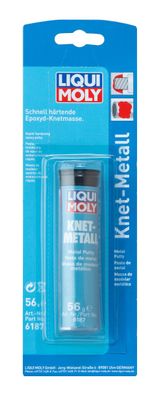 LIQUI MOLY 6187 Knet-Metall Knetharz Repair Knetmetall 56g