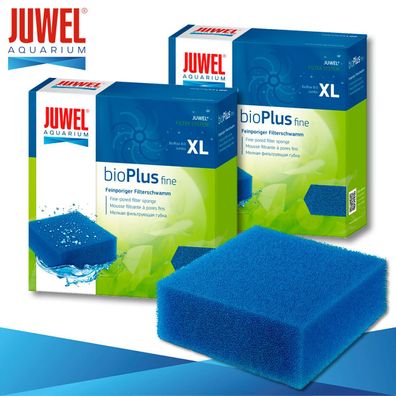 Juwel 2x bioPlus fine Feinporiger Filterschwamm XL Aquarium Filtermedien Schwamm