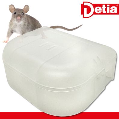 Detia Trap-Box Maus Köderstation für Monitoring oder Bekämpfung mit Schlüssel