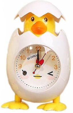 Cartoon-Huhn-Ei-Shell Wecker - Desktop-Uhr fï¿½ï¿½r Kinder, Geschenk, Home Decor