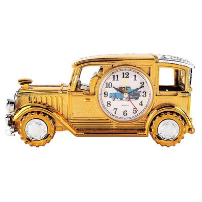 Multifunktions-Schreibtischwecker - Klassischer Oldtimer-Wecker, Geschenk (Gold)