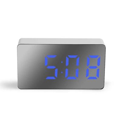 LED Spiegel Digital Wecker - Snooze, Tischuhr, Mute