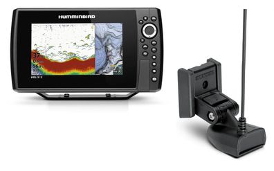 Humminbird Fischfinder Echolot HELIX 8 CHIRP GPS G4N mit Geber XNT 9 Kartenplotter