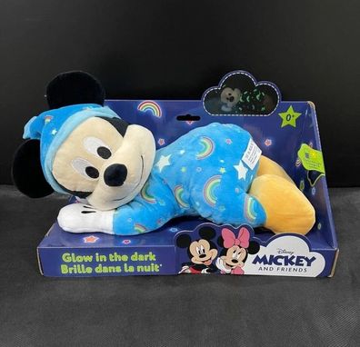 Disney Mickey MOUSE Sleep Plüsch Figur Stofftier Kuscheltier 25cm