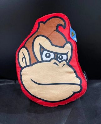 Super Mario Donkey Kong 3D Nintendo Plüsch 35 cm Velours Kissen Stofftier