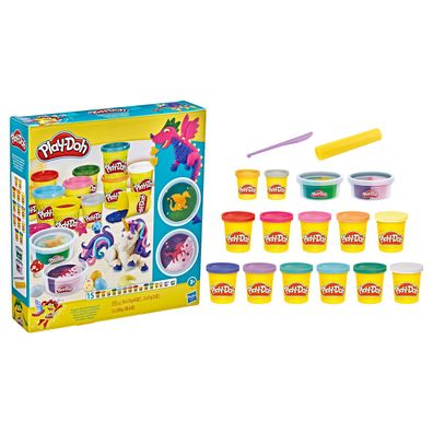 Hasbro F36125L0 Play-Doh Magische Glitzerknete